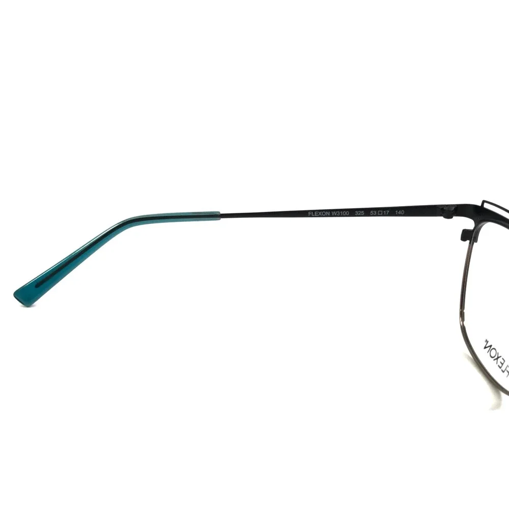 Flexon Eyeglasses Frame W3100 325 Black Gold Cat Eye Full Rim Titanium 53-17-140